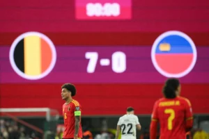 Confira as fotos da goleada da Bélgica sobre Liechtenstein pelas Eliminatórias