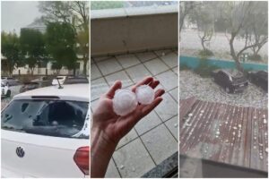 Alertas de tempestade e granizo são emitidos no RS, com foco na segurança da população