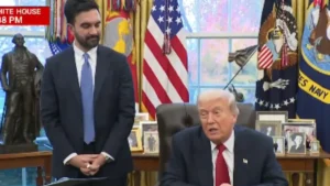 Trump se reúne com prefeito socialista de Nova York e elogia: ‘ele é diferente’