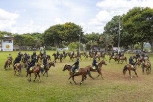 Turma do 2° Curso de Policiamento Montado da PMDF se forma