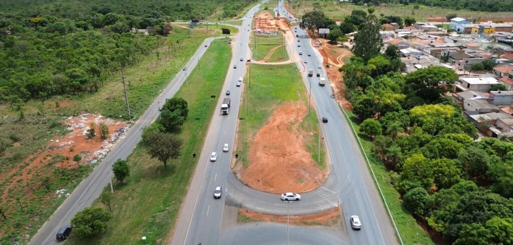 Viaduto em Planaltina está na fase de fundação