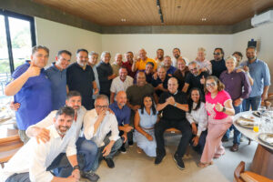 Ibaneis Rocha reúne administradores regionais para almoço de confraternização