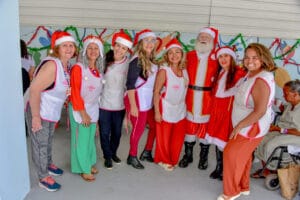 Ações natalinas de acolhimento na psiquiatria do Hospital de Base