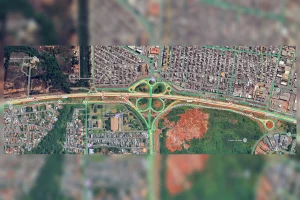 Morte na Estrutural causa grande engarrafamento; saiba como está o trânsito.