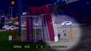 Homem é preso por furto de fios em viaduto de Anápolis