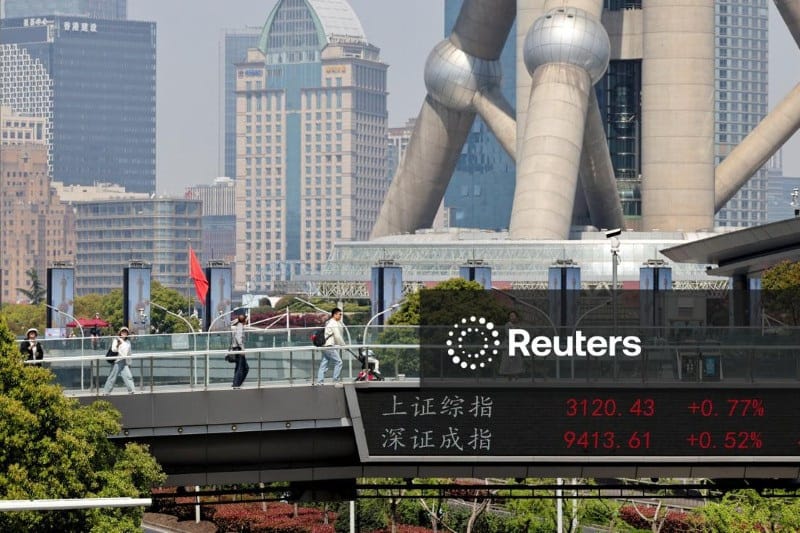 Ações da China caem após corte de juros do Fed