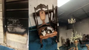 Home 13 Correio de Santa Maria - Homem encapuzado ateia fogo em casa de Candomblé, em Goianira