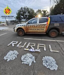 Ônibus com drogas é interceptado no DF