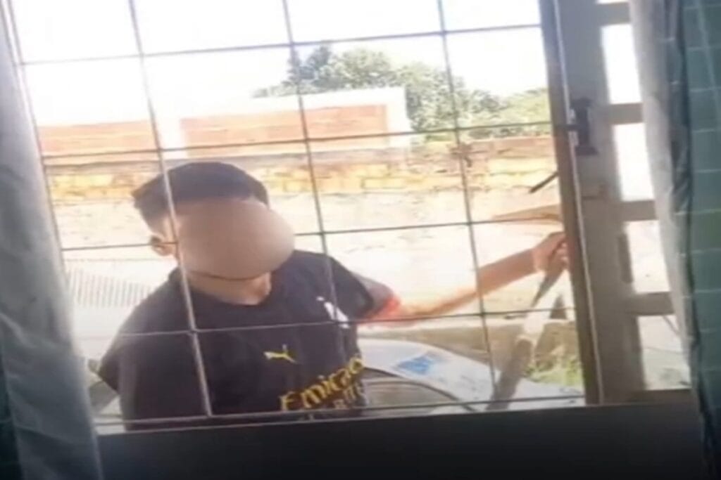 Homem destrói casa em Águas Lindas (GO) e é preso