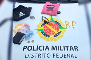 PMDF prende homem com 69 pedras de crack em Santa Maria. Veja vídeo