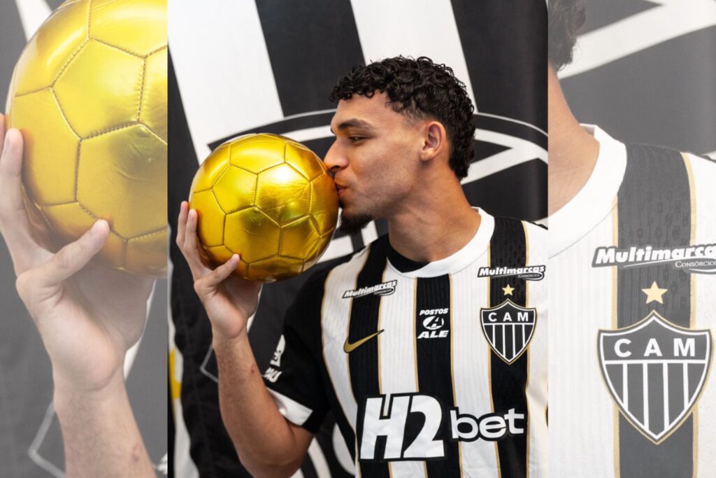 Imagem colorida de Vitor Hugo, reforço do Atlético-MG para 2026- Metrópoles
