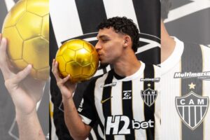 Imagem colorida de Vitor Hugo, reforço do Atlético-MG para 2026- Metrópoles