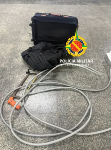 Ex-funcionário é preso ao furtar cabos de telefonia em Samambaia Norte