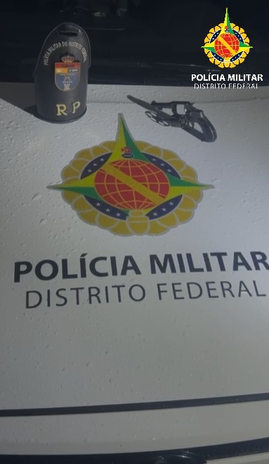 PMDF apreende revólver em lixeira durante patrulhamento em Ceilândia