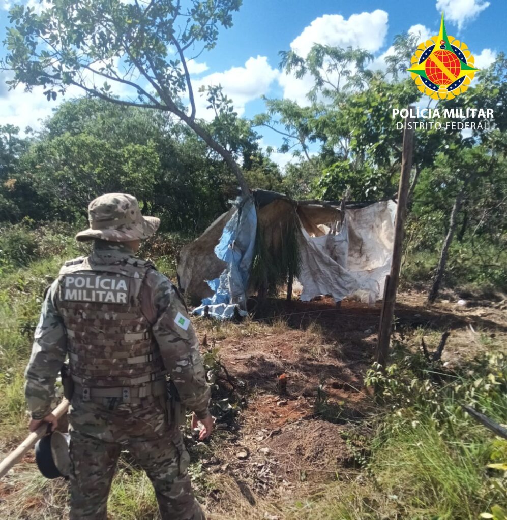 Polícia prende suspeito após novo avanço de ocupação ilegal em área de Cerrado