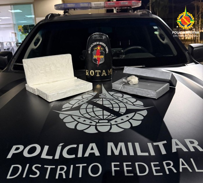 Traficante é preso com cinco tabletes de cocaína em Ceilândia