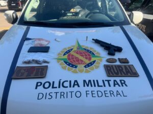 Suspeito é detido com drogas e arma artesanal no Sol Nascente