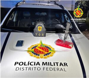 PMDF prende suspeito por tráfico interestadual de drogas em bloqueio rodoviário em Brazlândia