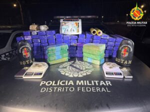 Dupla é presa por tráfico após denúncia anônima em Samambaia
