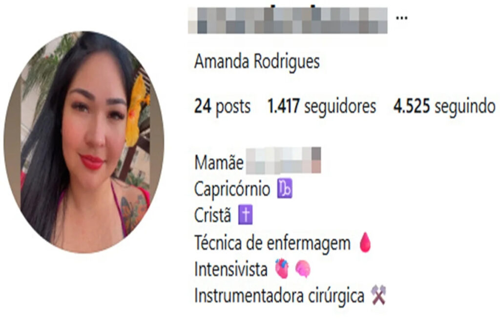Mãe e cristã”: veja como técnica presa por crimes na UTI se apresentava nas redes sociais