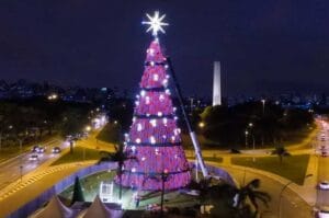 Ibirapuera apaga maior árvore de Natal de São Paulo antes do Dia de Reis