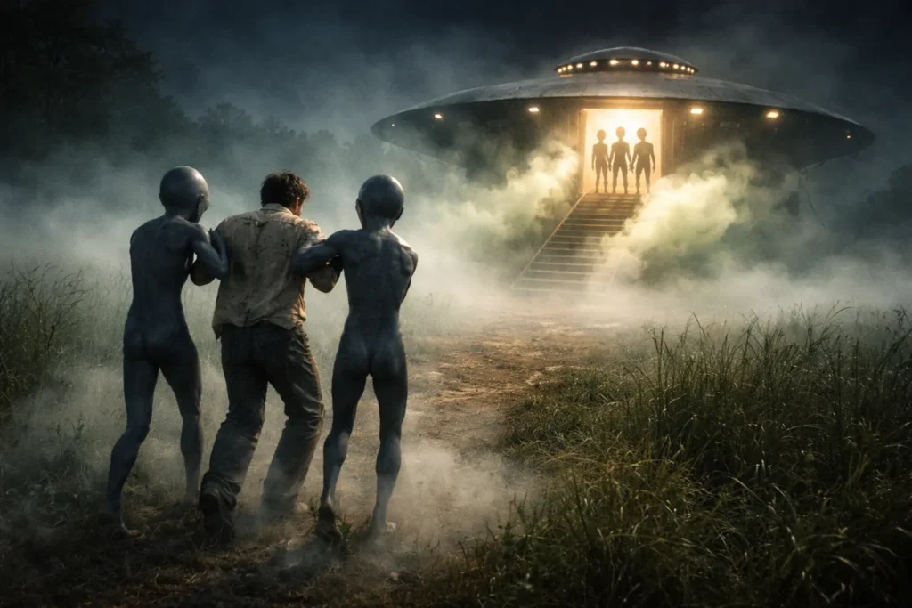 A abdução extraterrestre com sexo alienígena em Minas Gerais