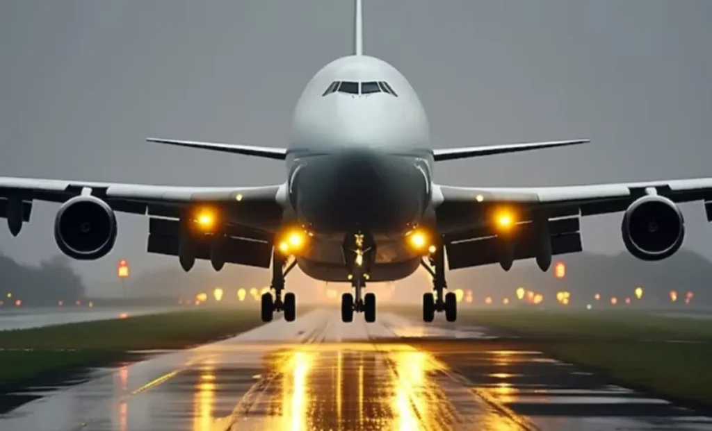 motor de avião explode durante decolagem