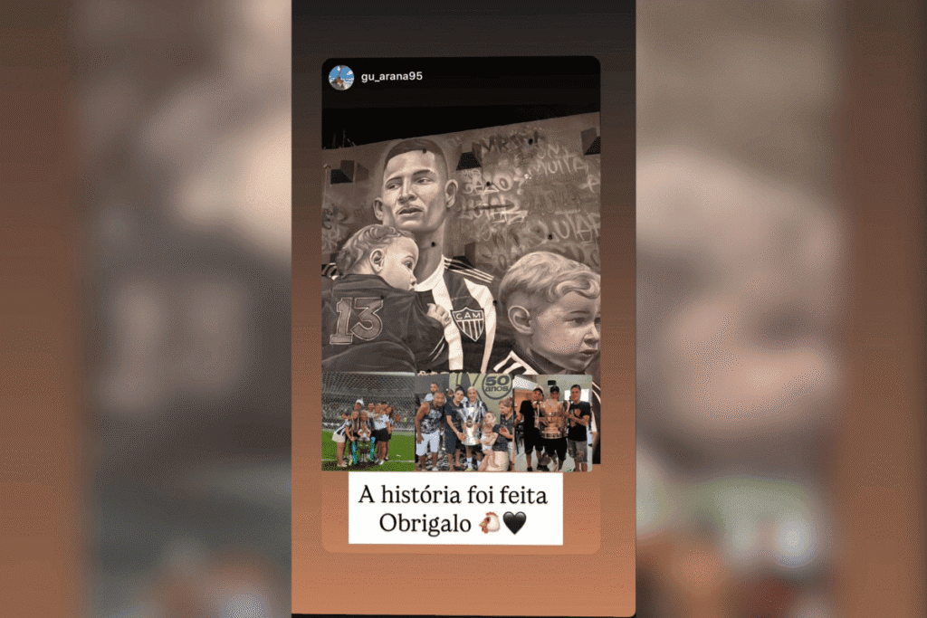 De saída do Atlético-MG, Guilherme Arana se despede do clube; confira - destaque galeria