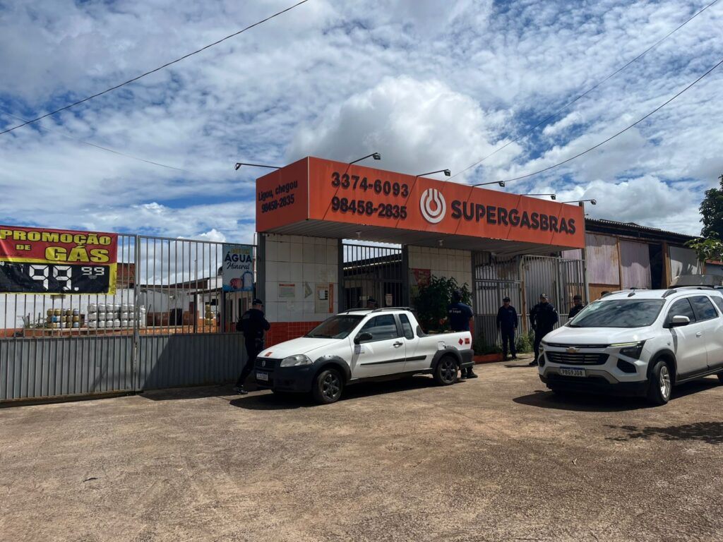 Distribuidora de gás é interditada durante fiscalização em Ceilândia