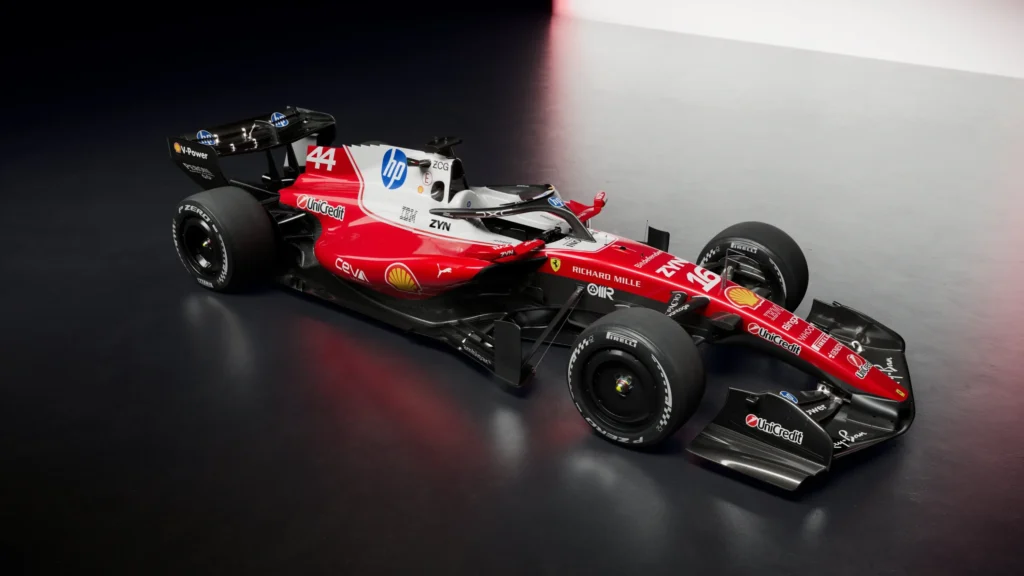Ferrari apresenta pintura do carro que usará na temporada de 2026 da Fórmula 1