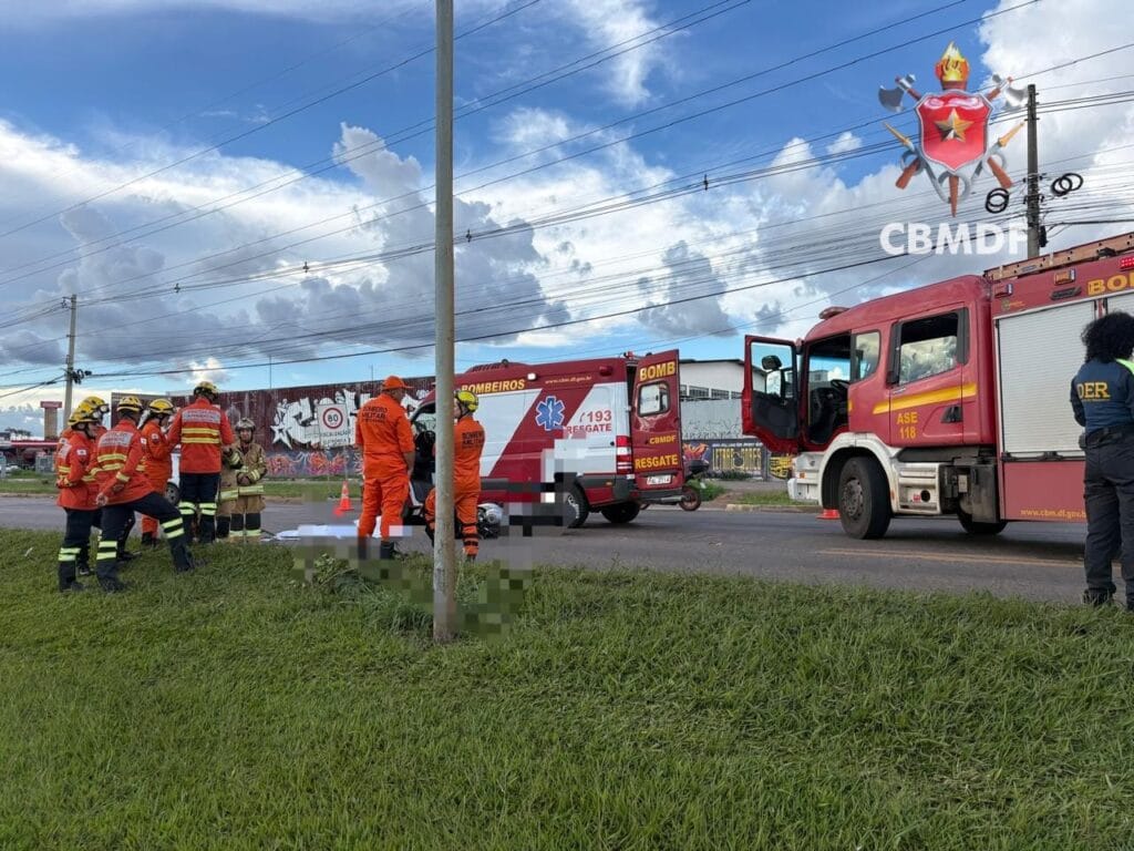 Motociclista morre em acidente na BR-060, próximo a Samambaia