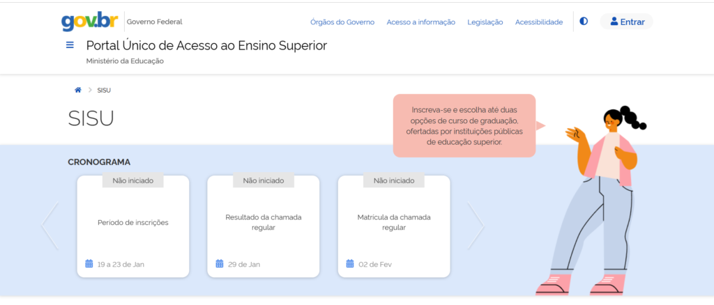 Sisu abre mais de 2 mil vagas no DF