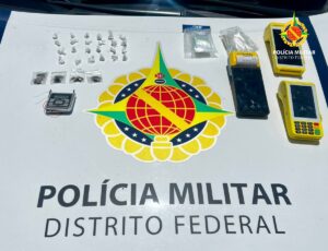 Adolescente é apreendido com drogas e máquinas de cartão em Ceilândia