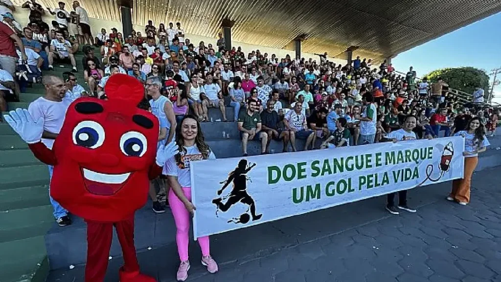 Campanha no Goianão incentiva doações de sangue