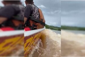 Barco naufraga em Goiás e quatro são resgatadas