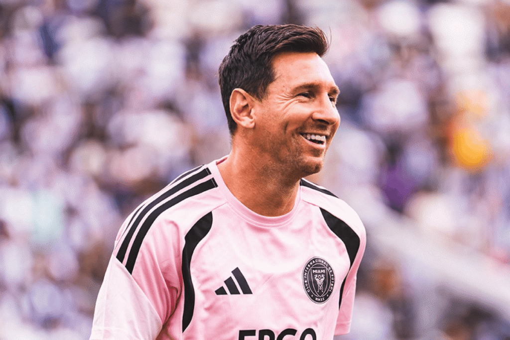 Lionel Messi com a camisa do Inter Miami