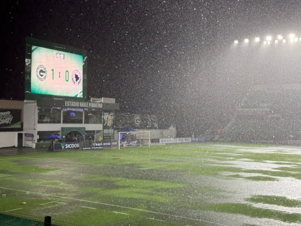 Goiás e Centro-Oeste é adiado por conta da chuva