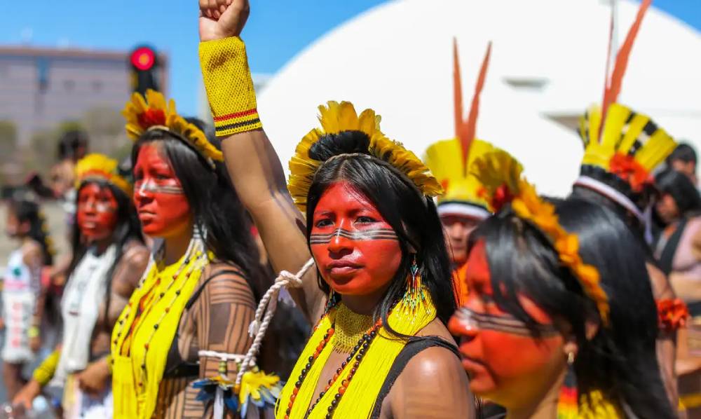Indígenas acampam em sede da Cargill no Pará há uma semana contra dragagem de rio