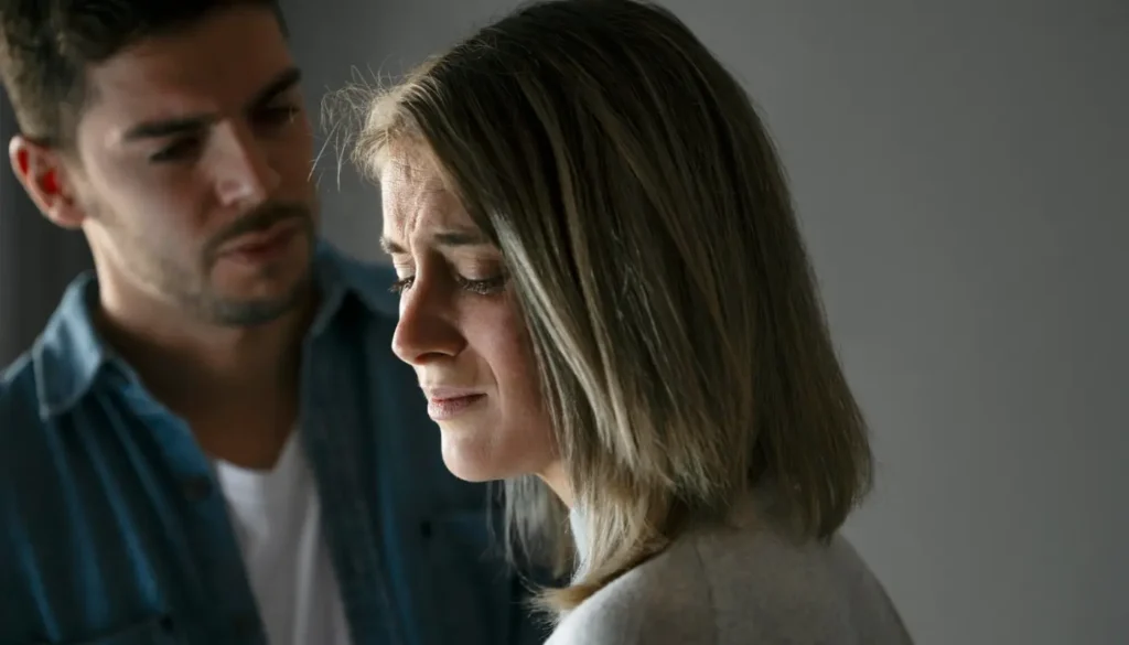 minha mulher está triste após terminar com o amante