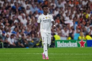 Imagem colorida do jogador Vinicius Junior