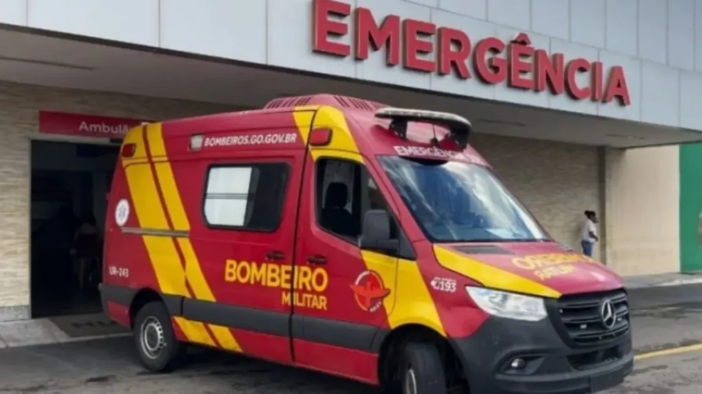 Viatura do Corpo de Bombeiros Militar participou do atendimento da ocorrênica