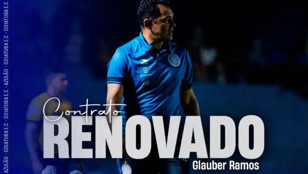 Goiatuba anuncia renovação de contrato com o treinador Glauber Ramos