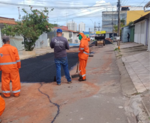 Ceilândia recebe operação de recuperação com 15 toneladas de massa asfáltica