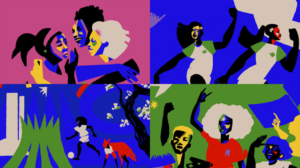 A 500 dias da Copa do Mundo Feminina da FIFA 2027™, conheça a arte que representa Brasília como cidade-sede