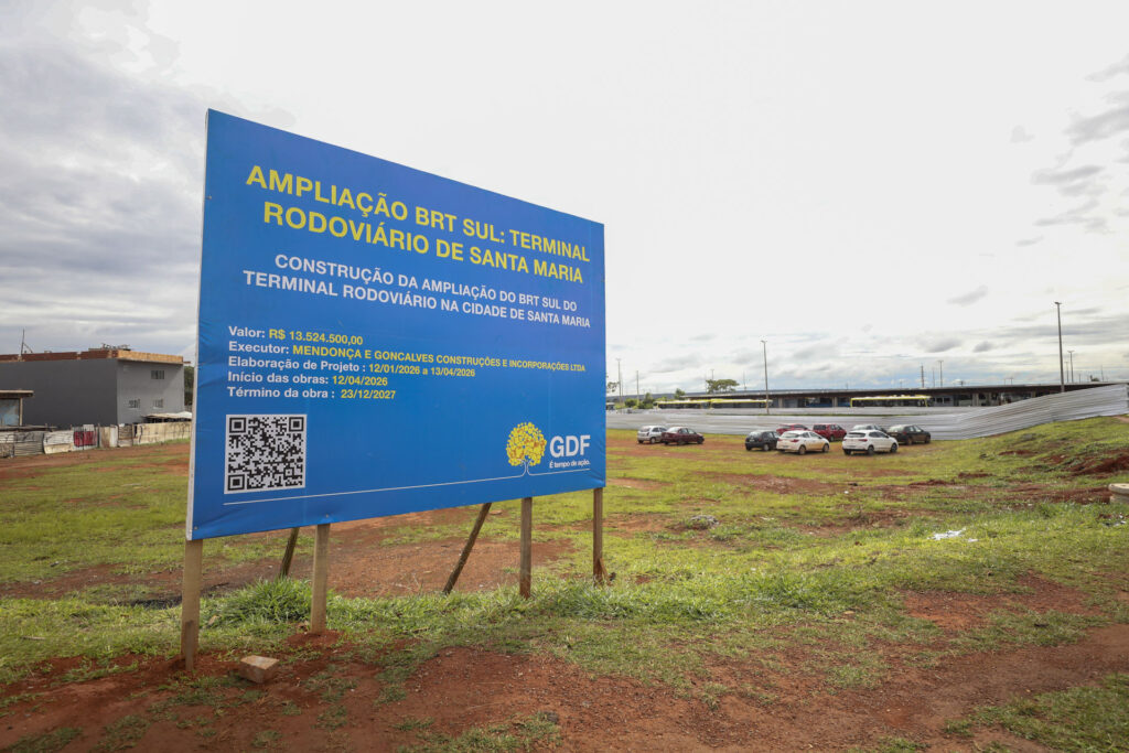 GDF assina ordem de serviço para expansão do BRT Sul em Santa Maria