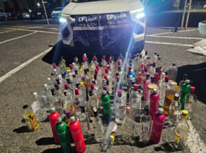 DF Legal faz 2 mil abordagens no Carnaval e apreende 309 garrafas de vidro no DF