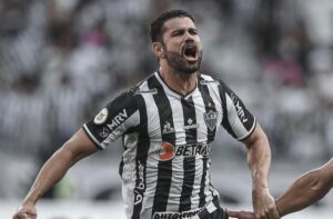 Imagem colorida de Diego Costa pelo Atlético-Mg