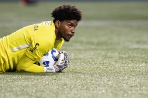 Foto colorida de Hugo Souza, goleiro do Corinthians - Metrópoles