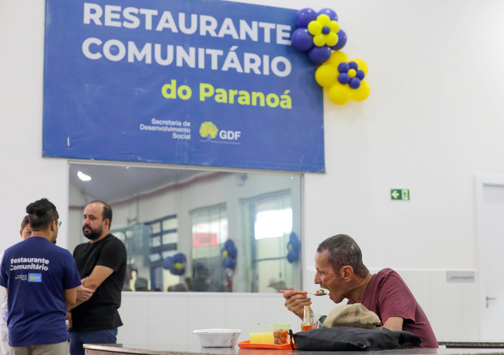 Restaurantes comunitários do DF servem 196 mil refeições no Carnaval