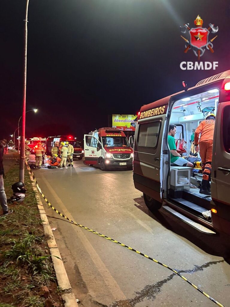 Ciclista morre após colisão com motocicleta na Ponte Alta, no Gama
